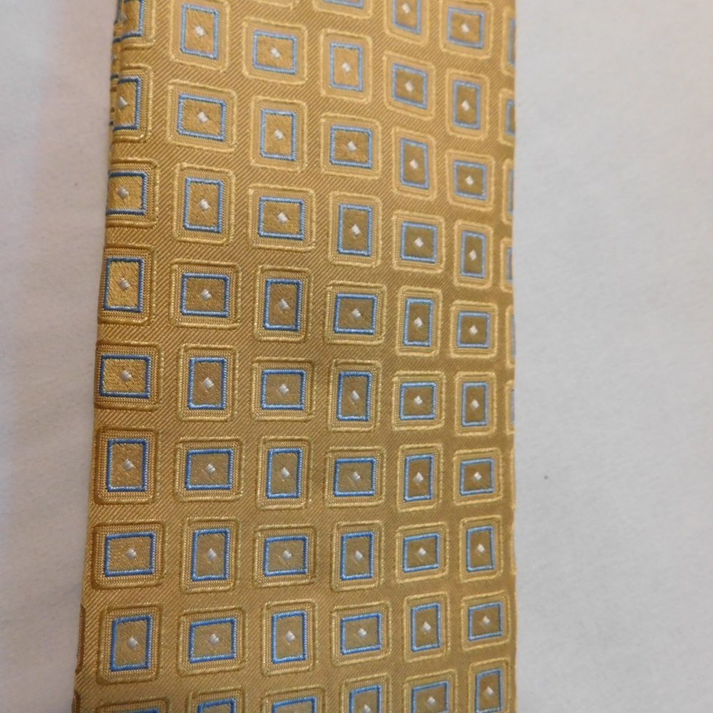 TUMI Silk Neck Tie Made in Italy - Picture 2 of 7